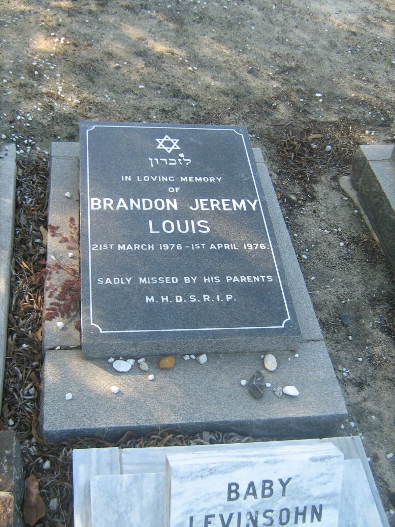 LOUIS Brandon Jeremy 1976-1976