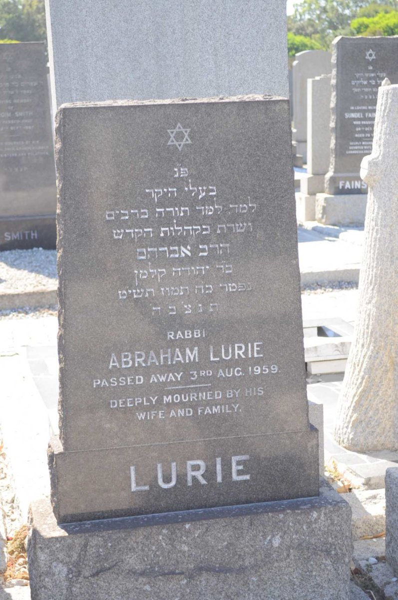 LURIE Abraham -1959