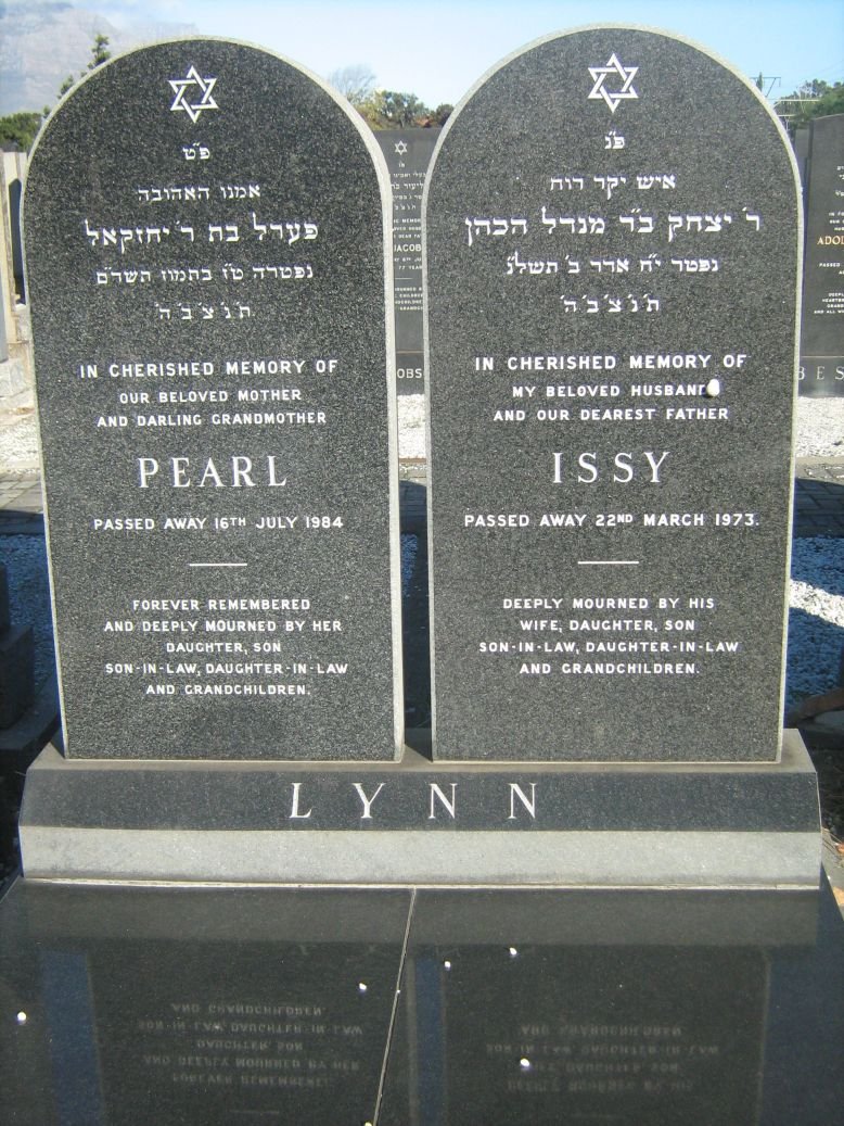 LYNN Issy -1973 &amp; Pearl -1984