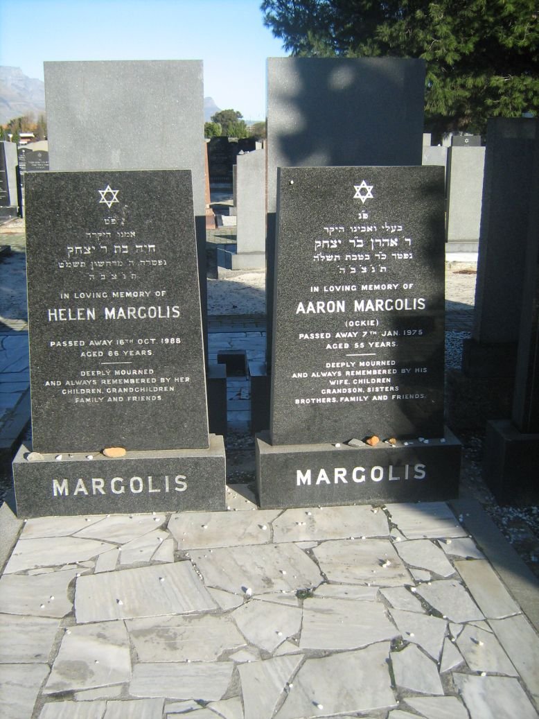 MARGOLIS Aaron -1975 &amp; Helen -1988