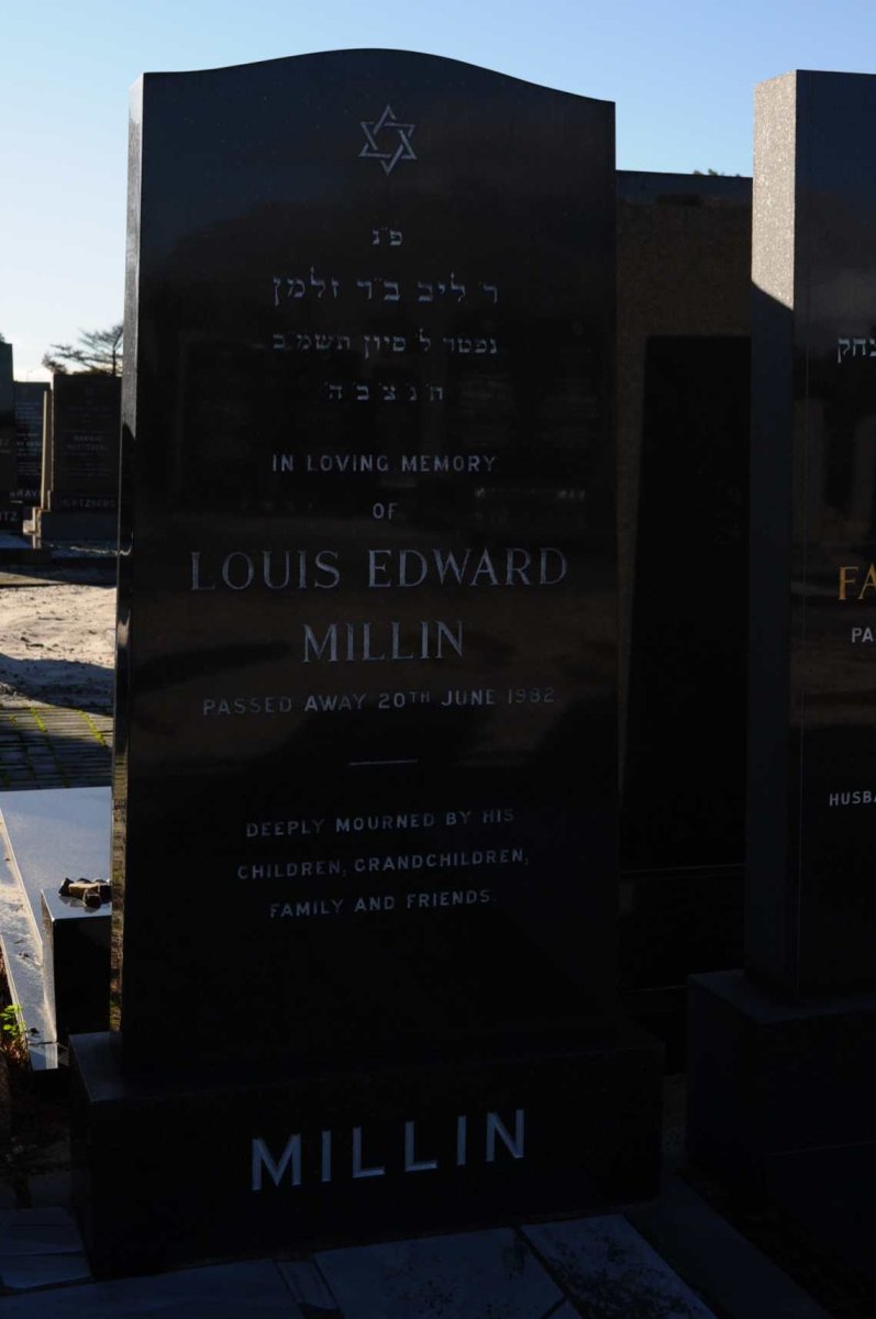 MILLIN Louis Edward -1982