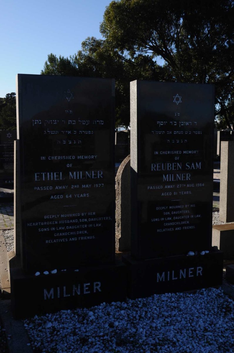 MILNER Reuben Sam -1984 &amp; Ethel -1973