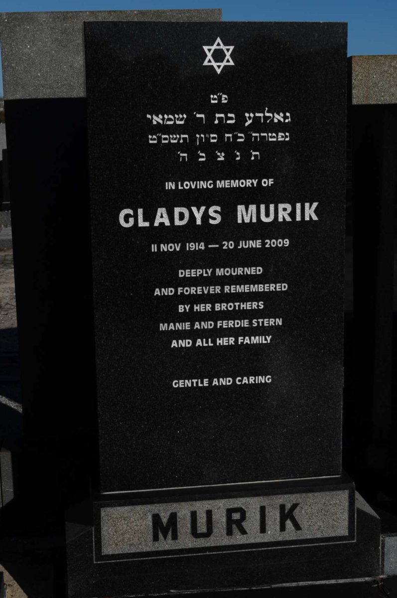 MIRIK Gladys 1914-2009