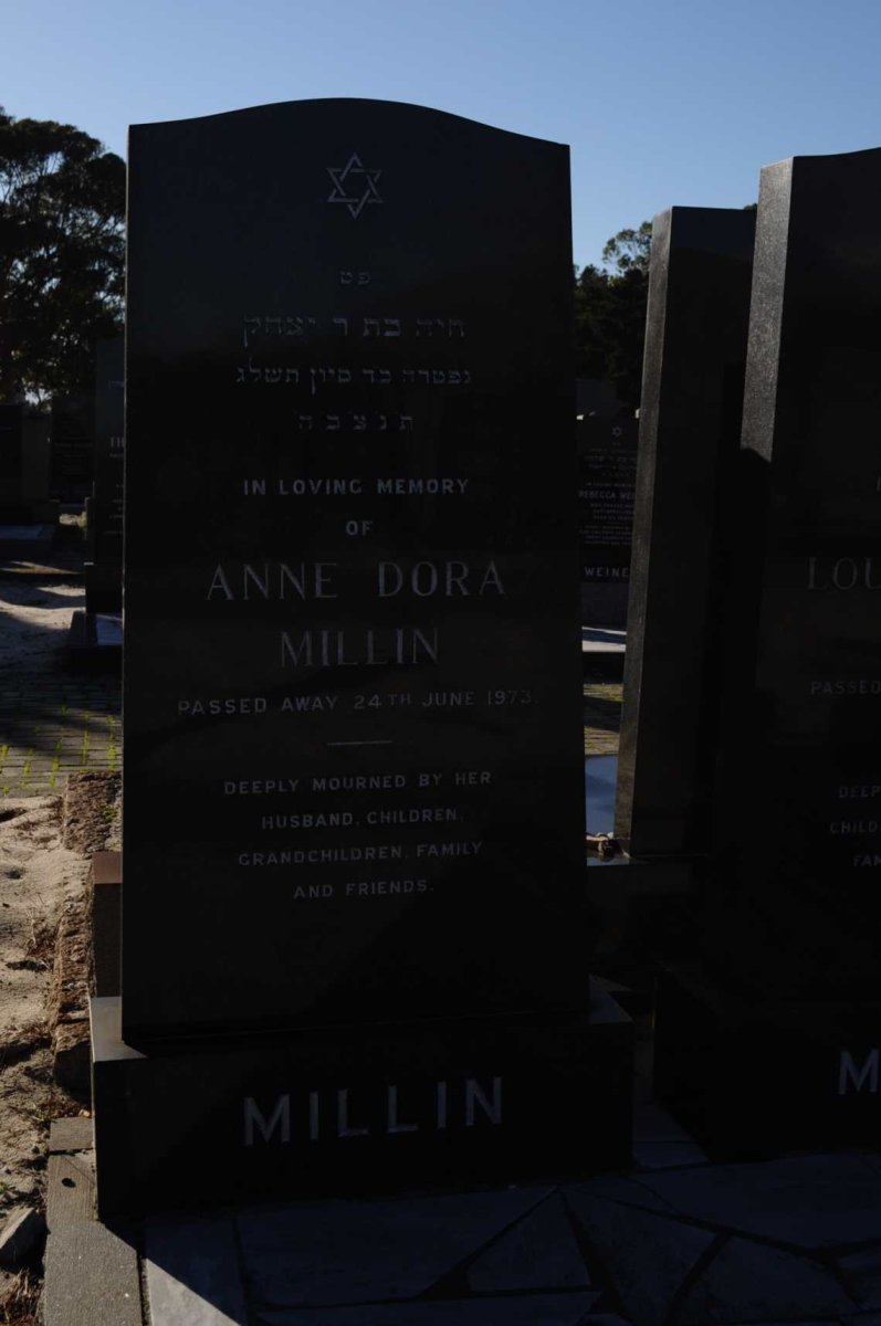 MILLIN Anne Dora -1973