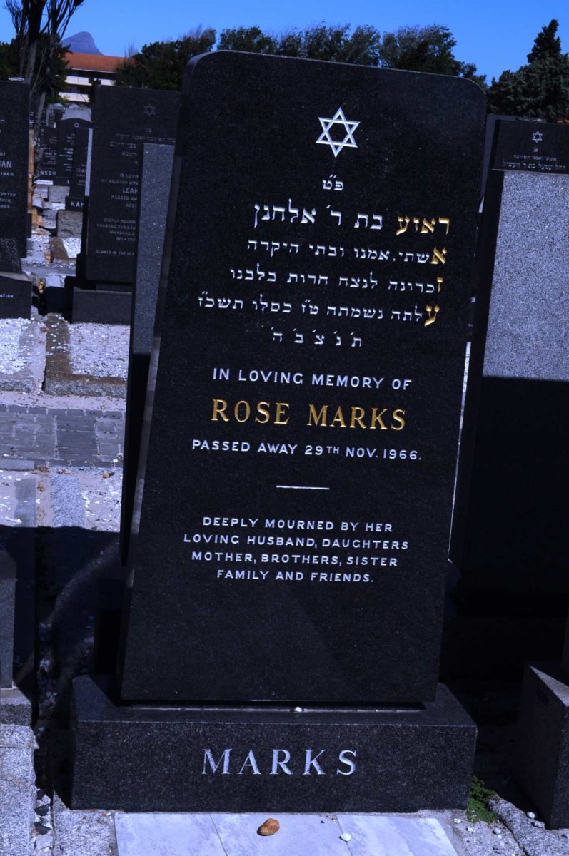 MARKS Rose -1966