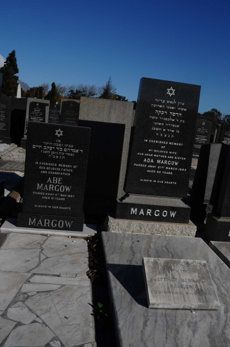 MARGOW Abe -1997 &amp; Ada -1963 :: MARGOW Jeffrey Bernard 1942-1942
