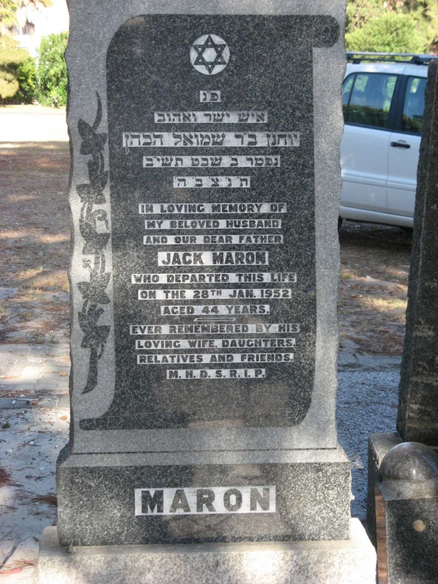 MARON Jack -1952