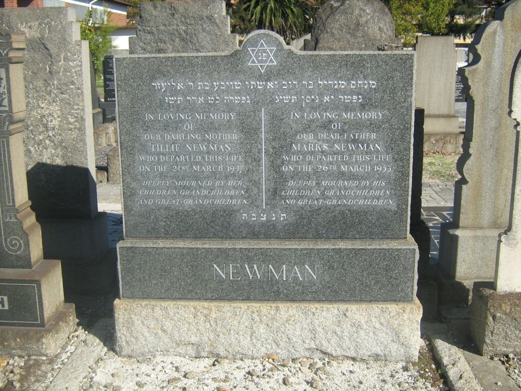 NEWMAN Marks -1953 &amp; Tillie -1947