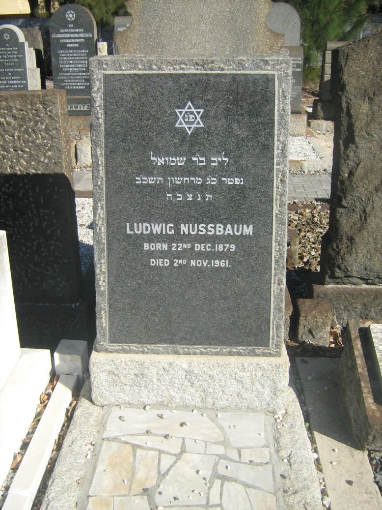 NUSSBAUM Ludwig 1879-1961