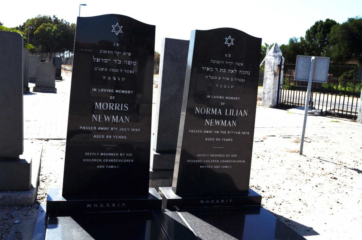 NEWMAN Morris -1992 &amp; Norma Lilian -1978