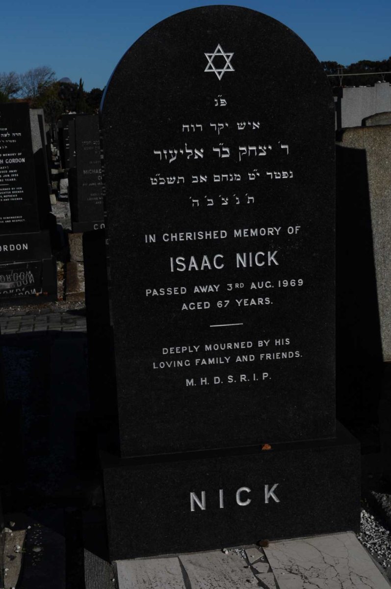 NICK Isaac -1969