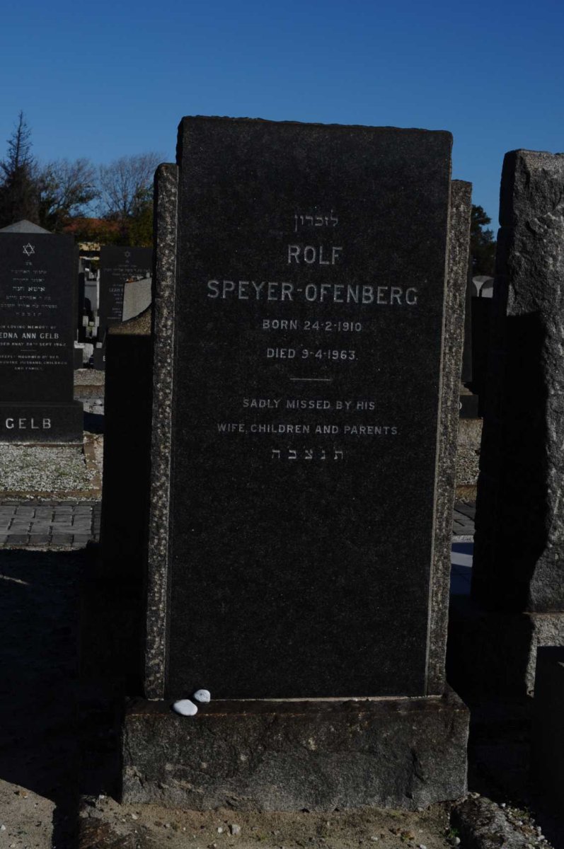 OFENBERG Rolf, Speyer 1910-1963