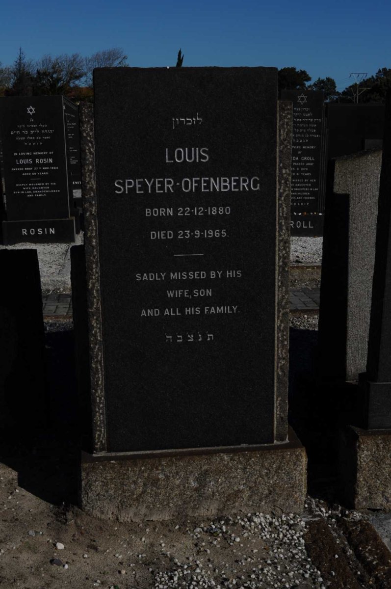 OFENBERG Louis, Speyer 1880-1965