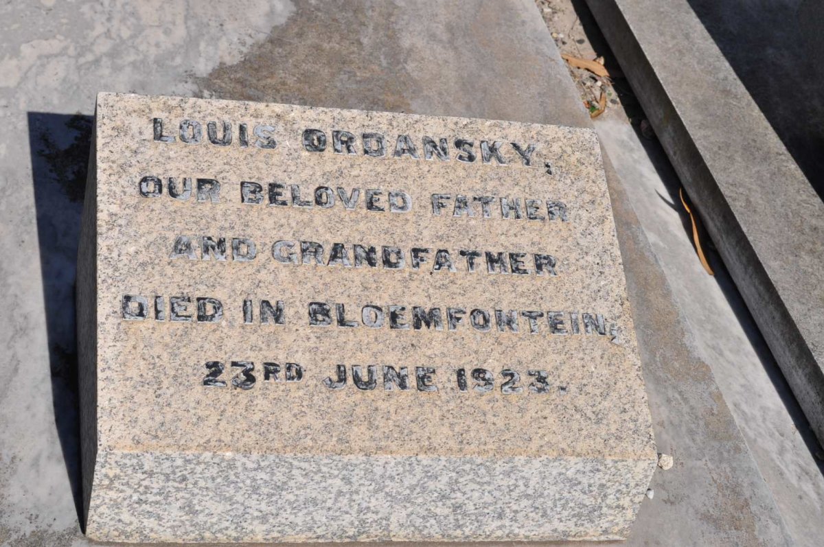ORDANSKY Louis -1923