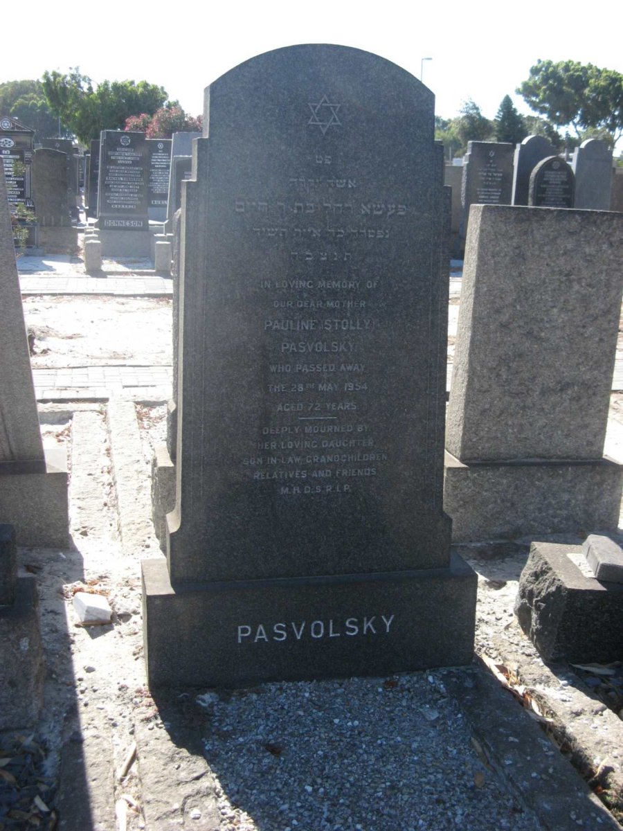PASVOLSKY Pauline -1954