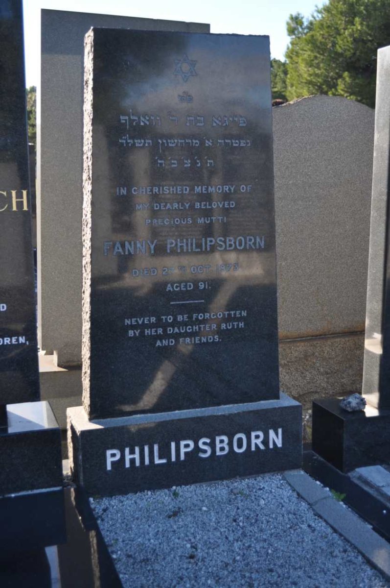 PHILIPSBORN Fanny -1973