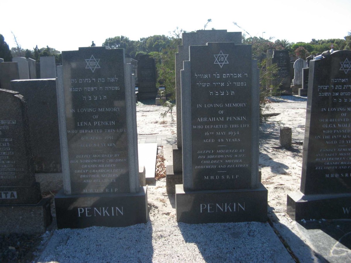PENKIN Abraham -1954 &amp; Lena -1991
