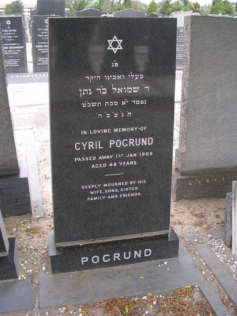 POGRUND Cyril -1969