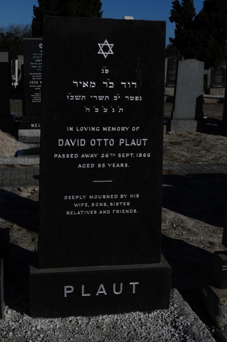 PLAUT David Otto -1966