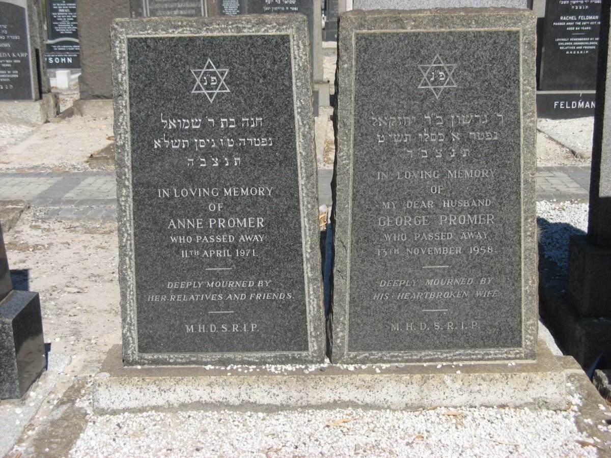 PROMER George -1958 &amp; Anne -1971