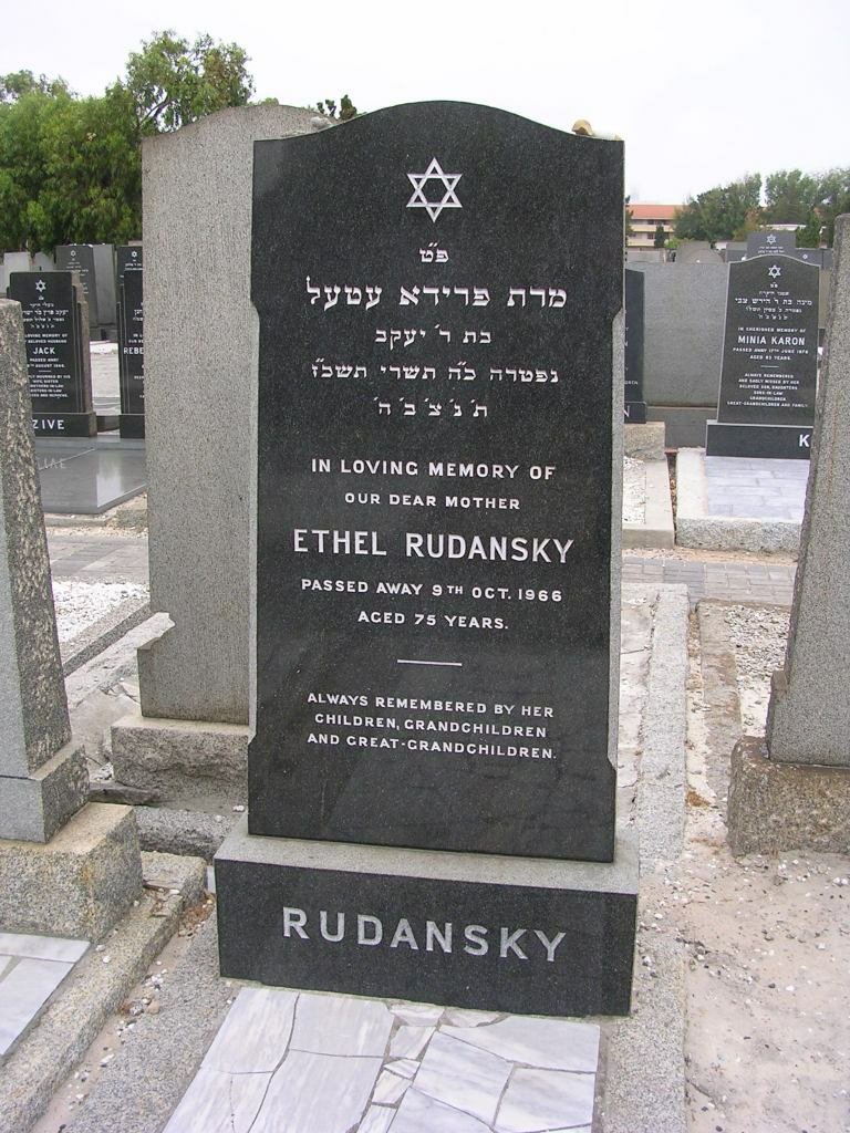 RUDANSKY Ethel -1966