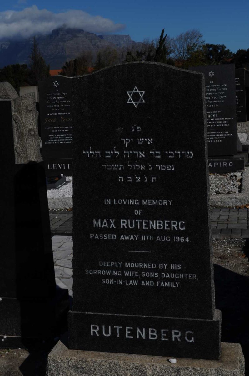 RUTENBERG Max -1964