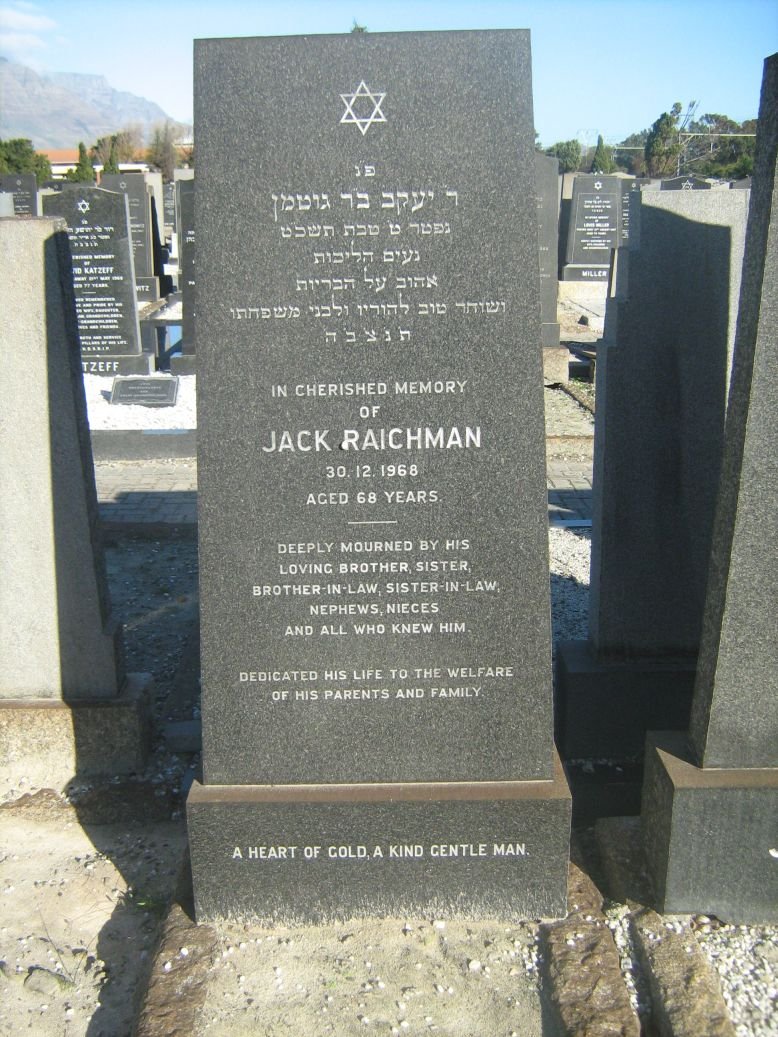 RAICHMAN Jack -1968