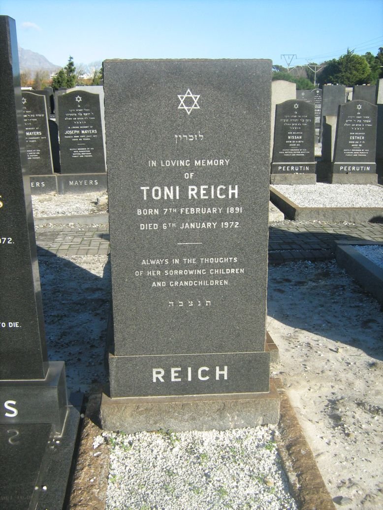 REICH Toni 1891-1972