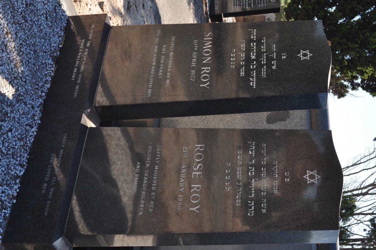 ROY Simon -1957 &amp; Rose -1980