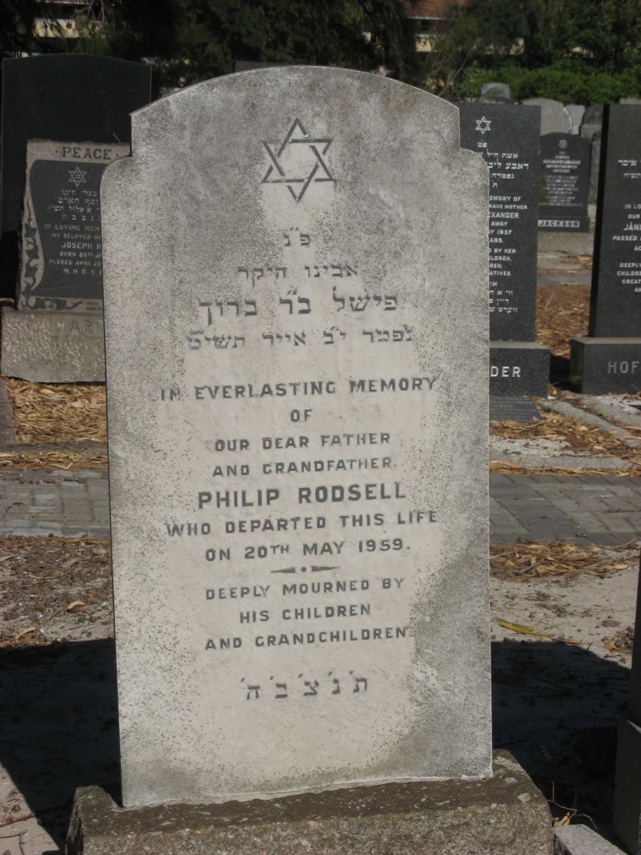 RODSELL Philip -1959