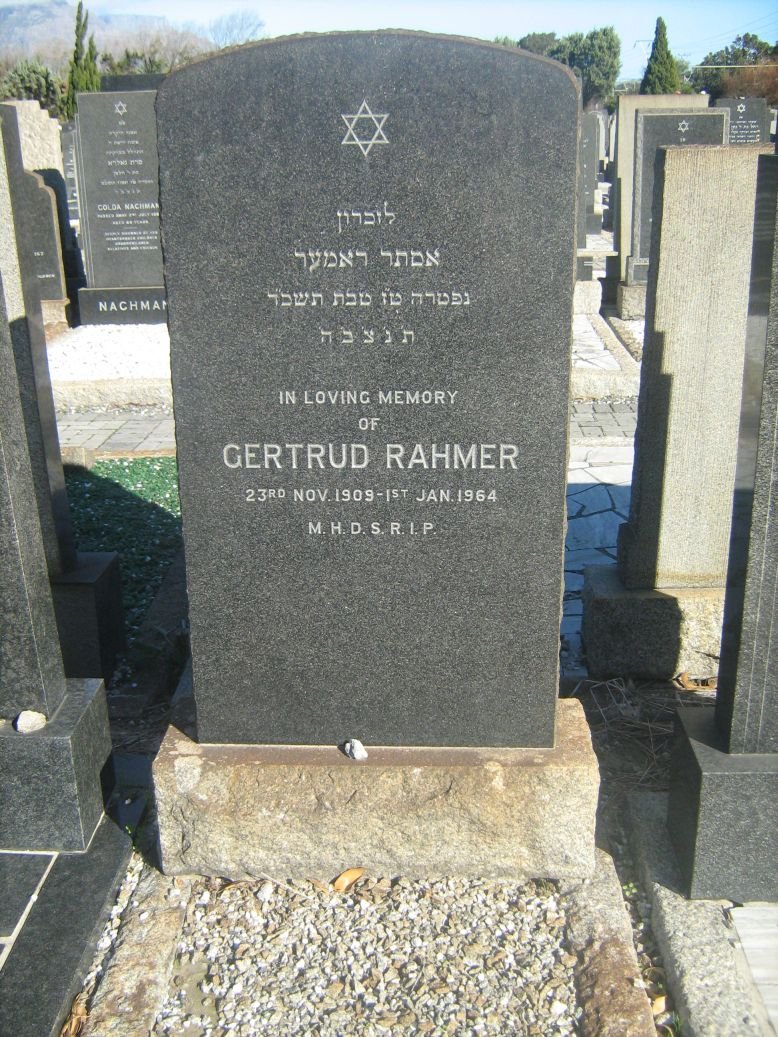 RAHMER Gertrud 1909-1964