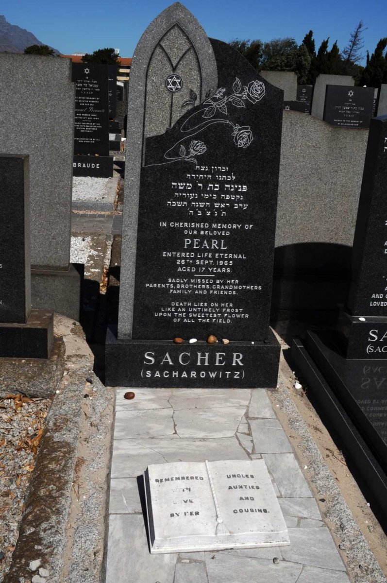 SACHER Pearl nee SACHAROWITZ -1965