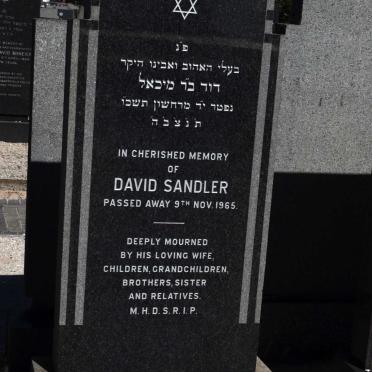 SANDLER David -1965