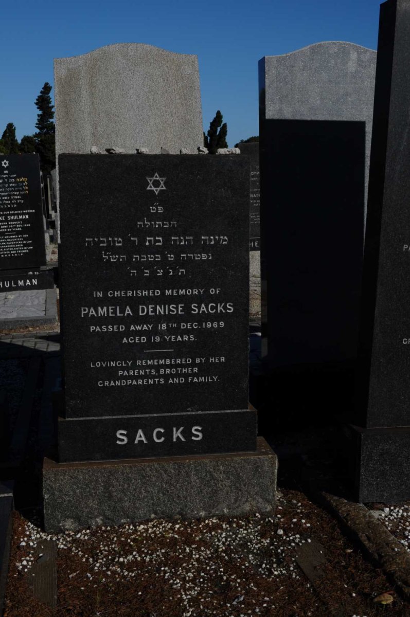 SACKS Pamela Denise -1969