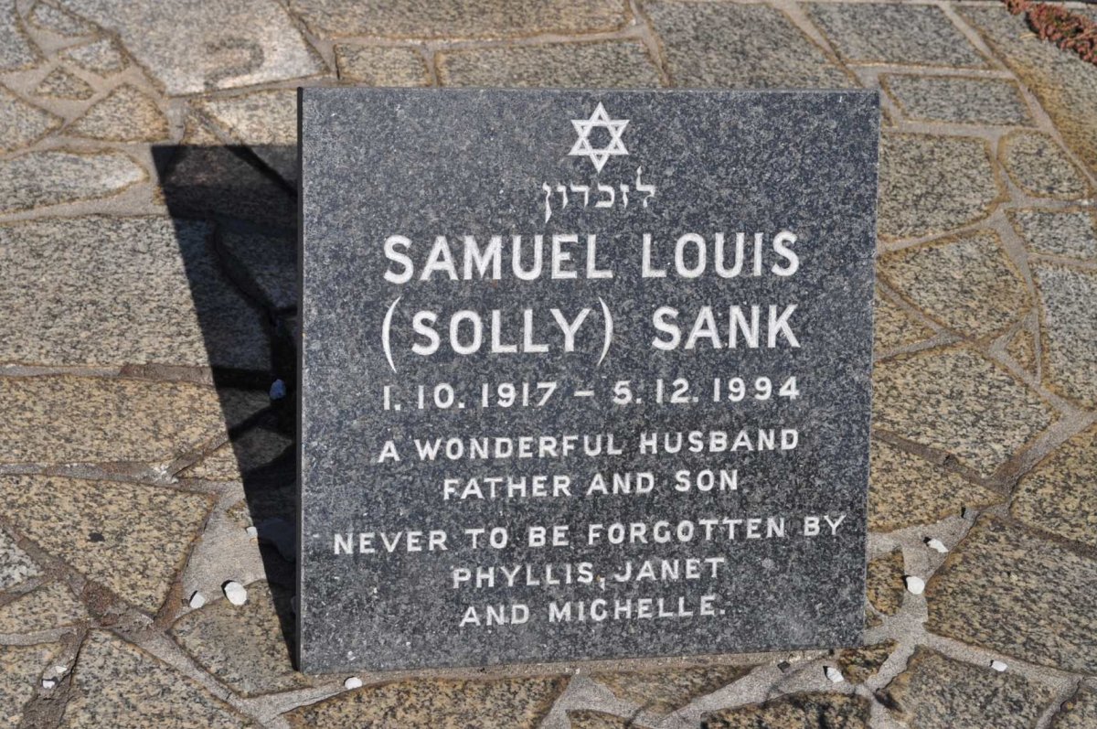 SANK Samuel Louis 1917-1994