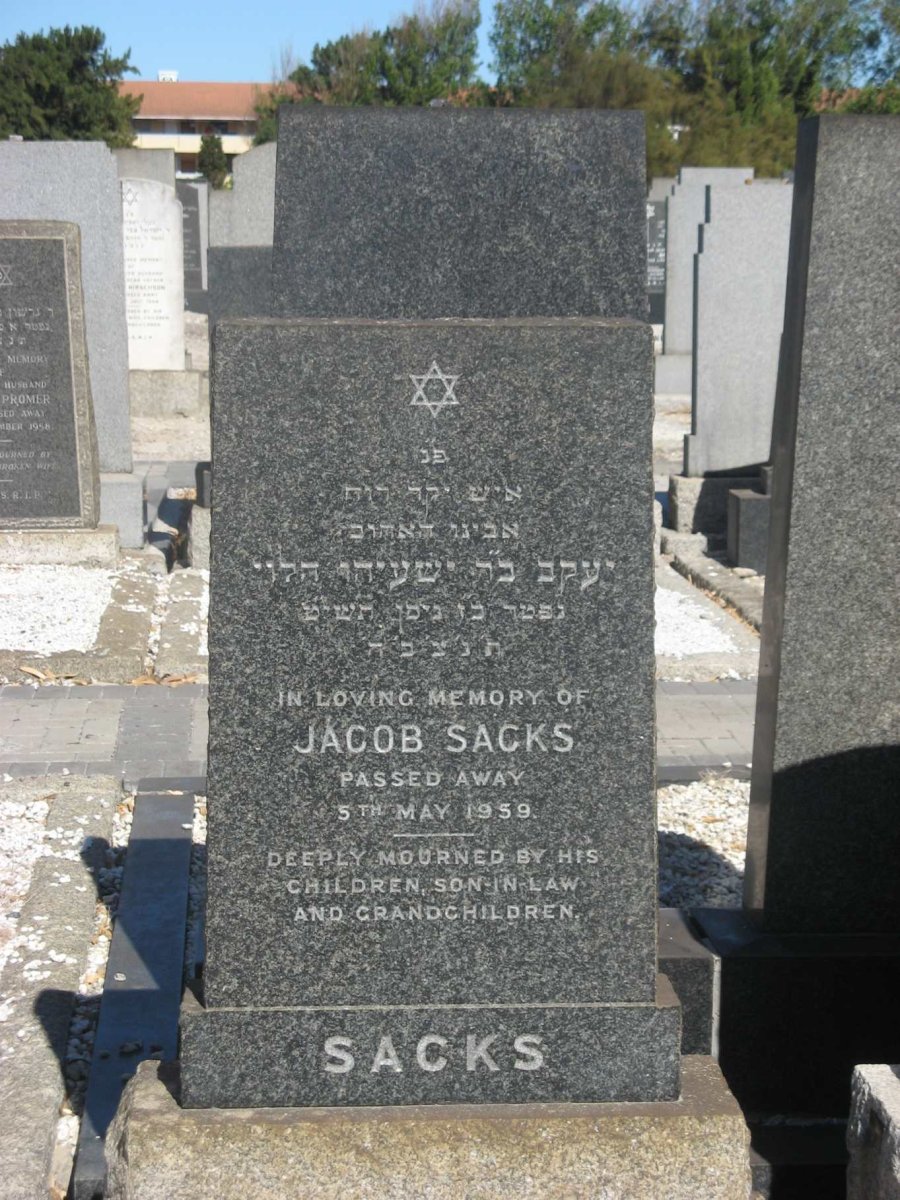 SACKS Jacob -1959