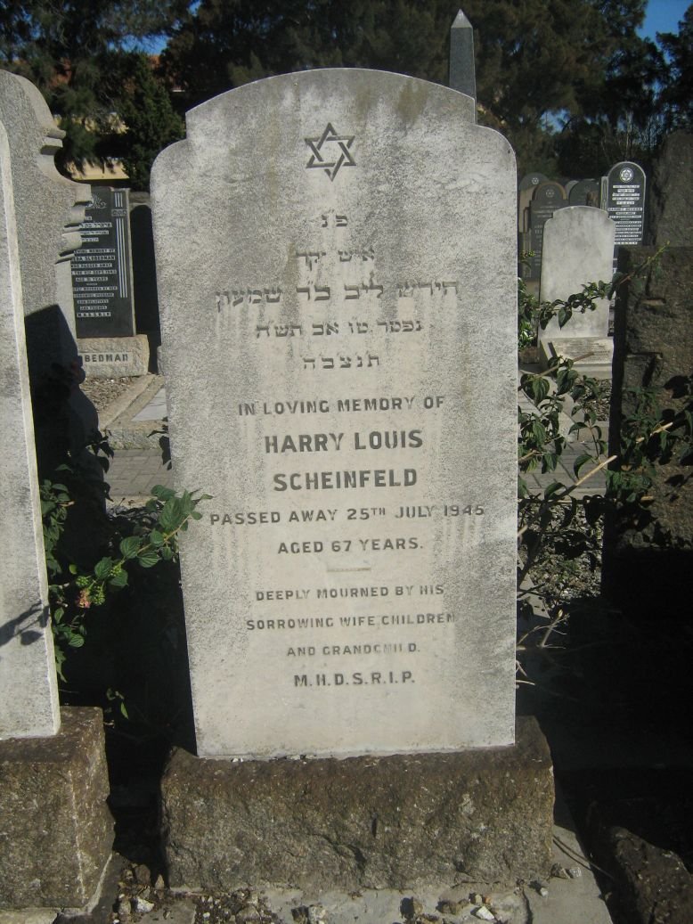 SCHEINFELD Harry Louis -1945