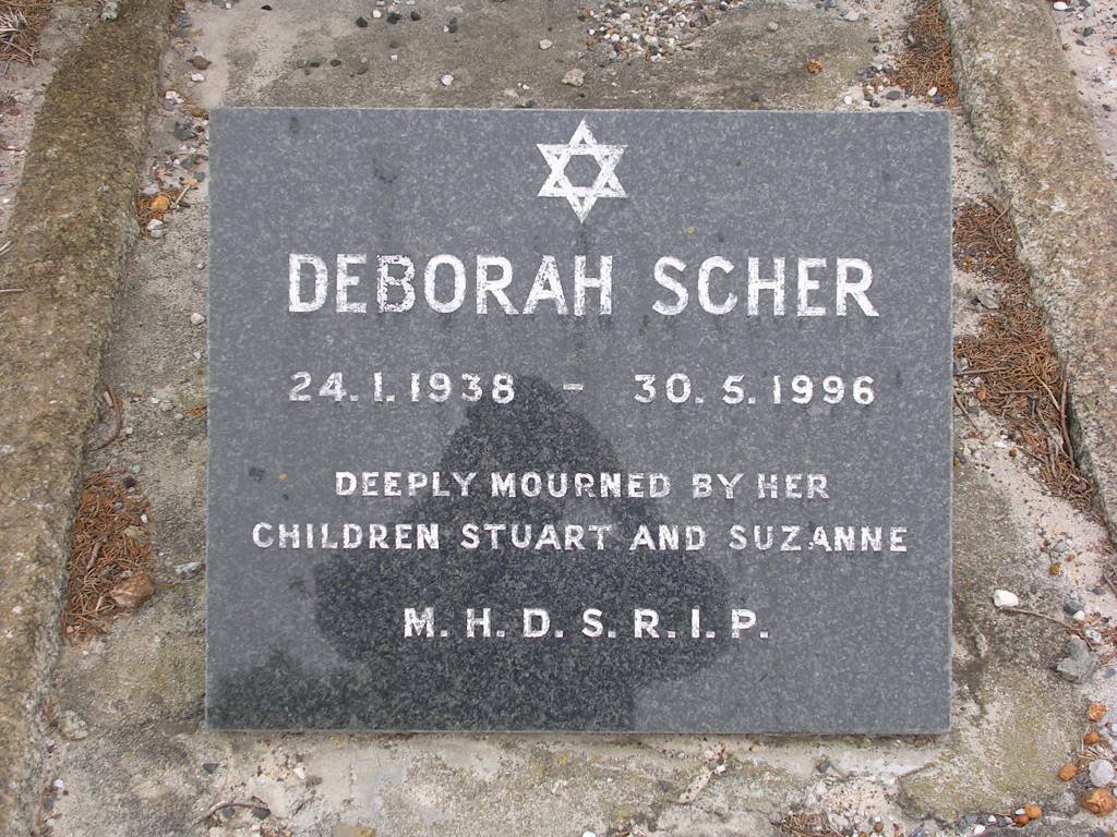 SCHER Deborah 1938-1996