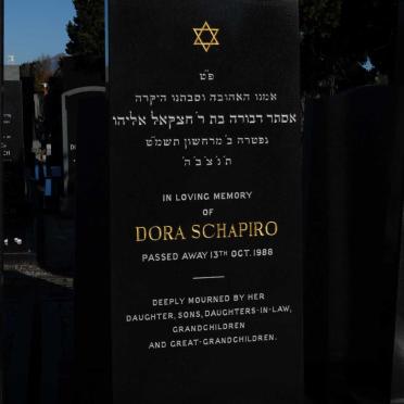 SCHAPIRO Dora -1988