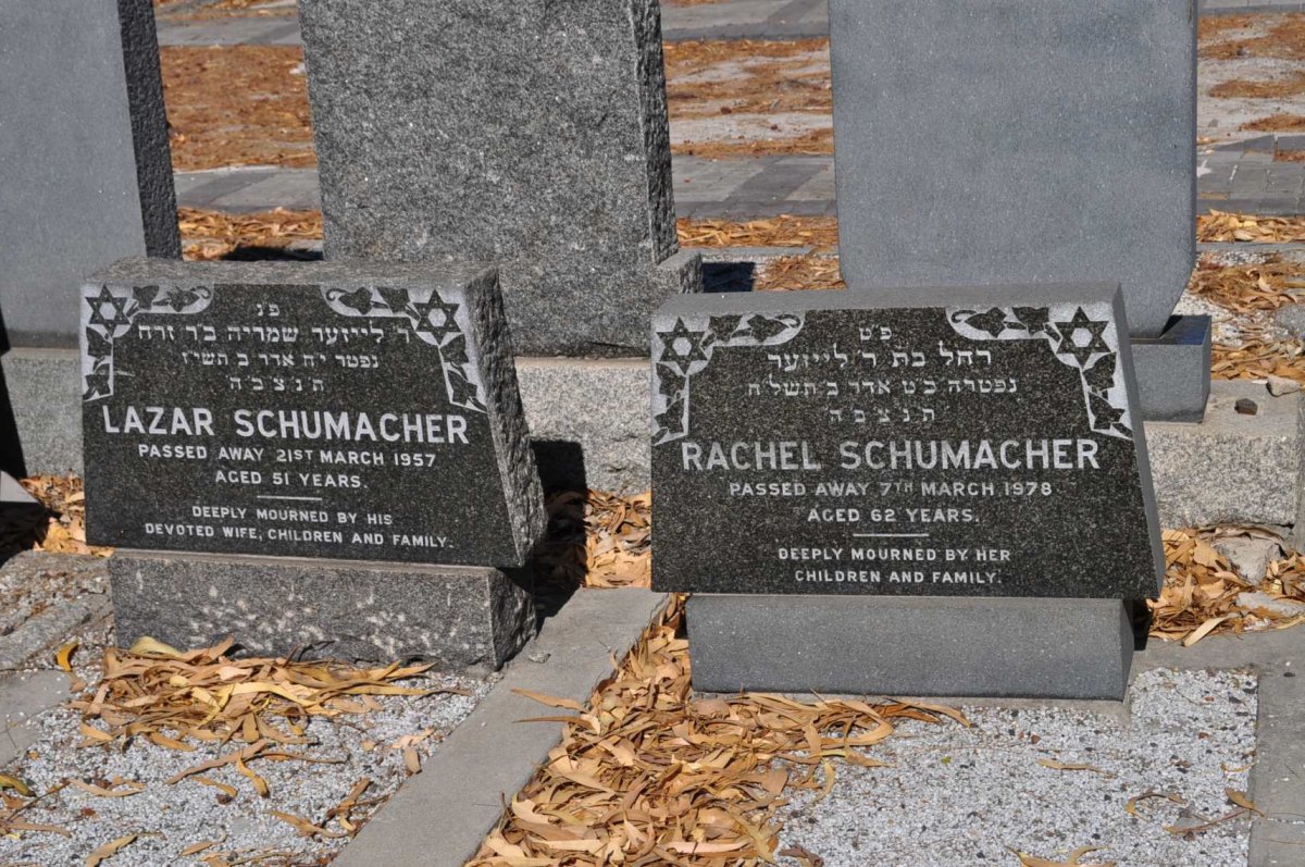 SCHUMACHER Lazar -1957 &amp; Rachel -1978