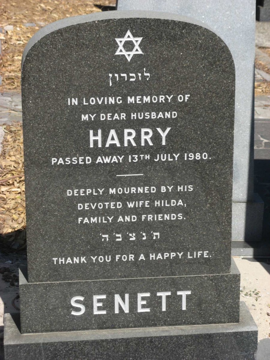 SENETT Harry -1980