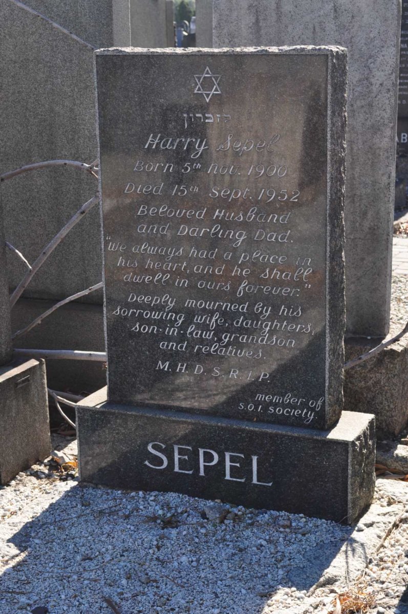 SEPEL Harry 1900-1952