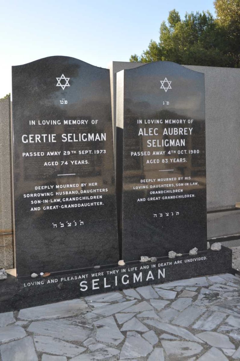 SELIGMAN Alec Aubrey -1980 &amp; Gertie -1973