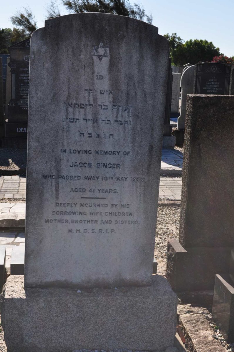 SINGER Jacob -1953