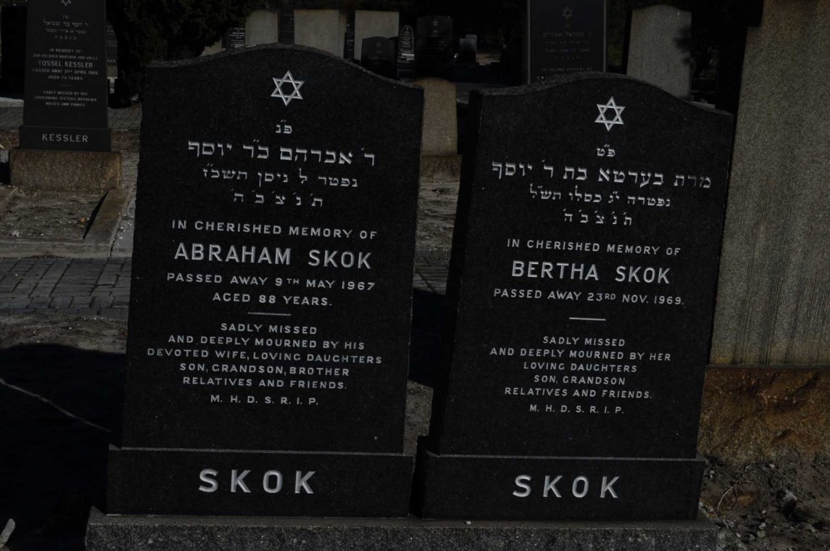 SKOK Abraham -1967 &amp; Bertha -1969