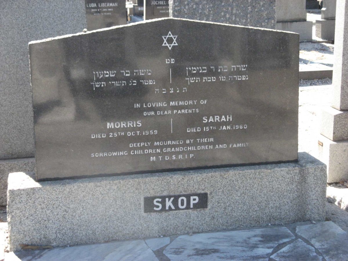SKOP Morris -1959 &amp; Sarah -1960