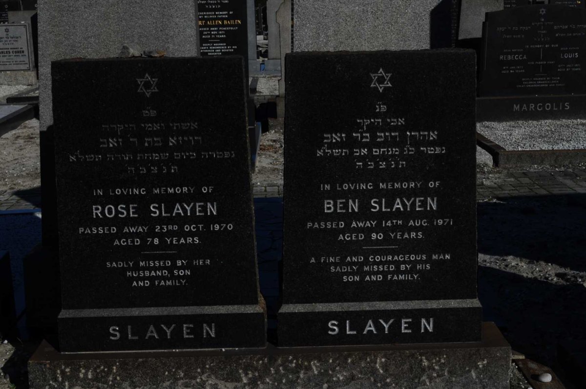 SLAYEN Ben -1971 &amp; Rose -1970