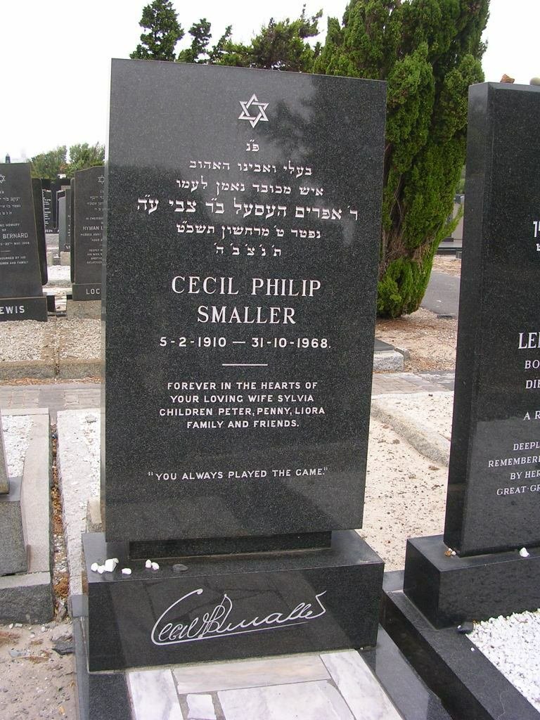 SMALLER Cecil Philip 1910-1968