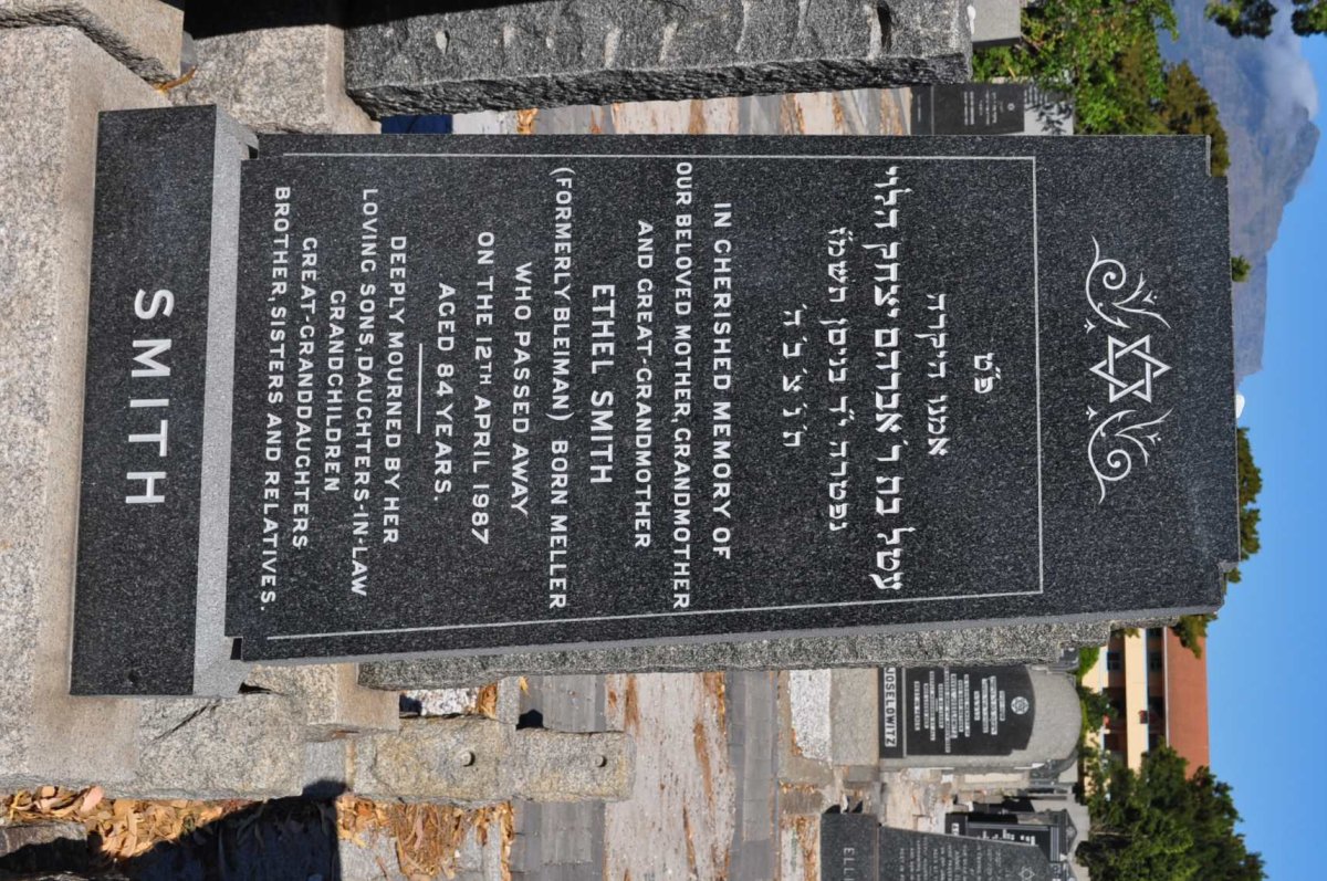 SMITH Ethel formerly BLEIMAN nee MELLER -1987