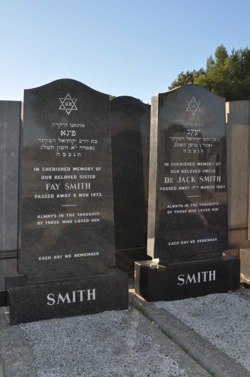 SMITH Jack -1983 &amp; Fay -1973
